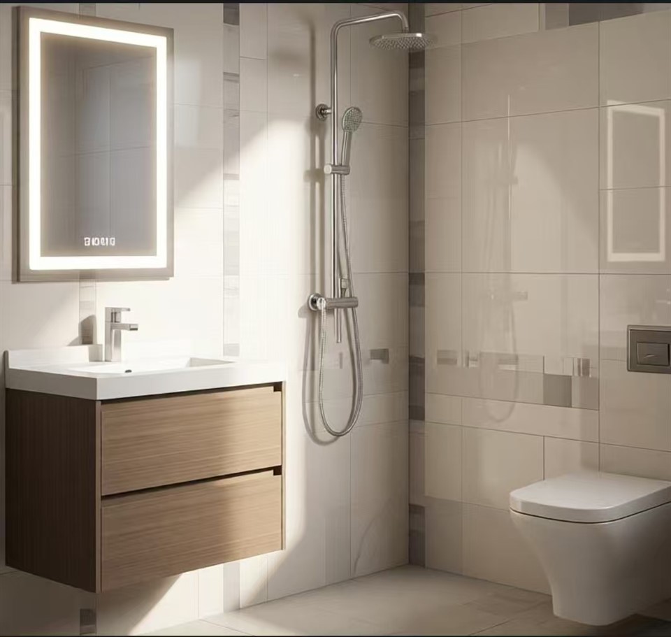 Wall Hung Washdown Toilet P-Trap Compact Design For Modern Projects